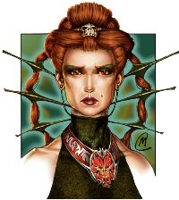 Wee Jas, as presented in Deities and Demigods (2002).